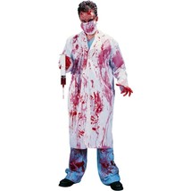 Fun World - Men&#39;s Adult Costume - Dr. Kill Joy - White/Red - One Size - ... - $46.77