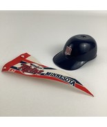 Laich Minnesota Twins Mini Batting Helmet MLB Pennant Flag Collectible V... - $34.60