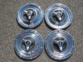 Factory 1965 Plymouth Belvedere Satellite 14 inch spinner hubcaps wheel covers - £85.36 GBP