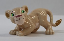 Vintage Disney Store The Lion King Simba 2-1/4&quot; Long Ceramic Figurine  Rare - £11.78 GBP