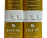 4X Native Limited Sugar Cookie Deodorant Mini Travel Size .35 Oz. Each - £16.19 GBP