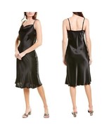 BEBE Satin Cowl Neck Slip Midi Dress Size Medium NEW Y2K 90’s Style in B... - $54.82 CAD