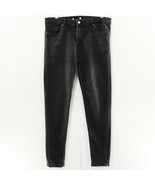 H &amp; M Womens Black Jeans Jeggings 12 Slim Fit Stretch 29&quot; Inseam 32&quot; Wai... - £18.17 GBP