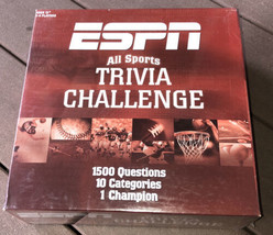 ESPN All Sports Trivia Challenge 1500 Questions 10 Categories Age 13+ NE... - £14.58 GBP