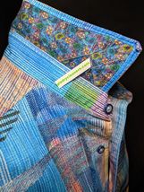 Robert Graham Wallner  Embroidered Colorful Long Sleeve Shirt Size Medium image 9