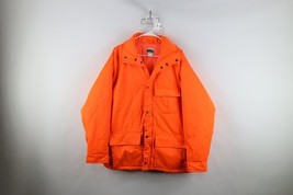 Vintage 90s Streetwear Mens Large Distressed Hunting Parka Jacket Blaze ... - $70.72 CAD