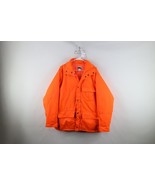 Vintage 90s Streetwear Mens Large Distressed Hunting Parka Jacket Blaze Orange - $928.81 MXN