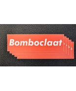 BOMBOCLAAT Box Sticker 5-Piece Set Logo Vinyl Decal Peter Tosh Dread &amp; A... - £5.72 GBP