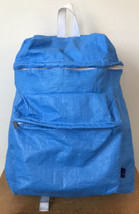 Comme Des Garçons SHIRT Japanese Blue Polyethylene Woven Backpack Bag - $1,000.00