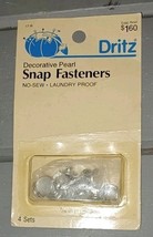 Dritz Pearl Snap Fasteners Size 16 7/16" Pack of 4 #17-R - €5,15 EUR Dritz Pearl Snap Fasteners Size 16 7/16" Pack of 4 #17-R - €5,15 EUR