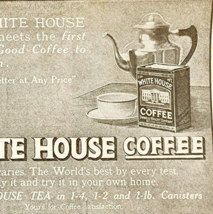 1924 White House Coffee Advertisement Food Ephemera 3.5 x 4.75&quot; - £9.44 GBP