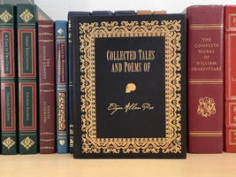 Collected Tales and Poems of Edgar Allan Poe - leatherbound  - ex-library - £29.93 GBP