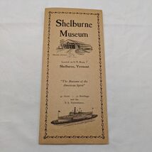 1960 Shelburne Museum Travel Brochure - $17.46 CAD