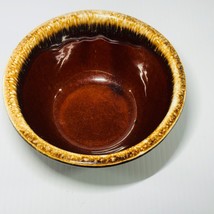 Vintage Brown Drip Mixing Bowl Oven Proof Hull Pottery 6&quot; Inch Glazed USA - £11.15 GBP