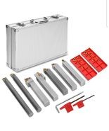 Indexable Lathe Turning Tool 21Pcs Kit 1/2'' 12mm Shank 7Pcs Metal Lathe... - $7,900.00