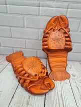 Funny Novelty Lobster Sandals Summer Slippers Beach Shoes Holiday Soft D... - $9.95