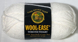 Lion Brand white yarn - $9.78
