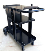 3-Tier Shelves Rolling Welding Cart For MIG TIG Plasma Machine w/Tank St... - $84.14