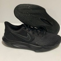 Nike Precision V Basketball Chaussures Toutes Noir Taille 11.5 US Hommes - £79.13 GBP