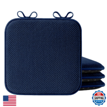 Puredown Chair Cushions Dining Chairs Set of 4 Memory Foam Seat Cushions... - $51.44