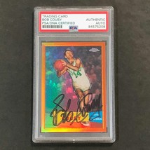 2007 Topps Chrome 1957-58 Variations #46 Bob Cousy Signed Card AUTO PSA Slabbed - £279.71 GBP