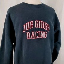 NASCAR Joe Gibbs Racing Sweatshirt XXL Lee Cross Grain Cotton Blend Blac... - £23.09 GBP