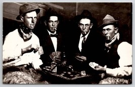 Wild West Card Game A Fair Deal Cowboys Humor Modern Print Postcard E36 - $4.95