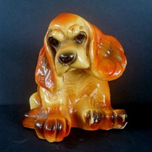 Chalkware Cocker Spaniel DOG Figurine Vintage Plaster Milwaukee Carnival Prize - £63.29 GBP
