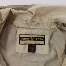 North End CORINTHIAN Men's Beige & Black Full Zip Windbreaker Jacket Size Medium image 3