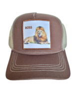 BOSS Hat Lion Trucker Baseball Cap Mesh Panel Adjustable One Size Snap B... - $29.86 CAD