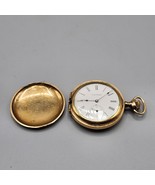 Waltham Model 1890 Gold Filled Hunter Pocket Watch Grade J Size 6s 7 Jew... - £95.00 GBP