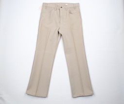 Deadstock Vintage 90s Levis 517 Mens 34x30 Tex Twill Boot Cut Pants Sand USA - $197.95