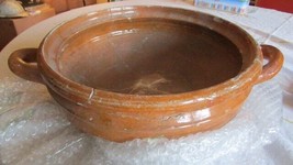 Large 17th Century Earthenware Two Handle Bowl - £58.62 GBP