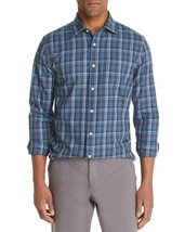 The Men&#39;s Store  Twill Plaid Classic Fit Shirt Blue Raisin-Small - $24.97