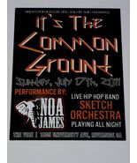 It&#39;s The Common Ground Noa James Sketch Orch. Hip Hop Concert Promo Card... - $364.86 MXN