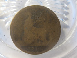 (FC-1158) 1862 United Kingdom: One Penny - $10.00