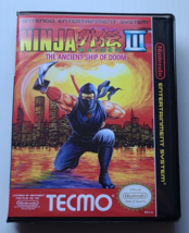 Ninja Gaiden III The Ancient Ship Of Doom CASE ONLY Nintendo NES 8 bit Box - £10.06 GBP