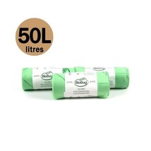 All-Green 50 Litre Biobag Compostable Swing Bin Liners with 75 Bags and Composti - $63.00