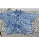 VIntage 80s Retro Collectible Women&#39;s Mass Denim Large Jean Jacket in gr... - $57.65 CAD