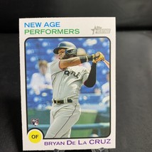 2022 Topps Heritage Bryan De La Cruz  Rookie New Age Performers NAP-14 Marlins - £1.11 GBP