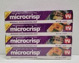 Set Of 4 Microcrisp Microwave Crisping Browning Wrap 10.5&quot; x 10&#39; NEW Sealed - £27.39 GBP