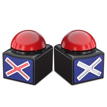 Game Buzzers With Sound - 2 Pack Buzzer Button With Lights, Game Show Buzzers Fo - £31.59 GBP