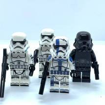 Star Wars Imperial Stormtrooper Commander and Shadow Trooper 4pcs Minifi... - $11.49