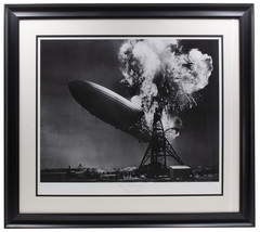 The Hindenburg Disaster Framed 16x22 Historical Photo Archive Giclee - £183.83 GBP