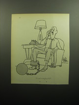 1958 Cartoon by George Price - I can&#39;t tonight, Ed - £14.69 GBP