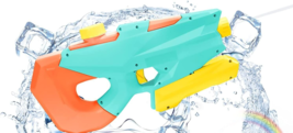Water Gun Squirt Water Blaster  1200 cc 1 Pk Green W Orange &amp; Yellow Ages 3+ NEW - £16.40 GBP