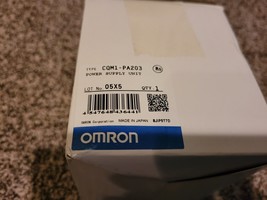 OMRON CQM1-PA203 Programmable Logic Controller Power Module NOT Sealed - £71.72 GBP