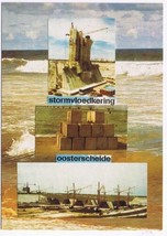 Holland Netherlands Postcard Stormvloedkering Oosterschelde - £1.70 GBP