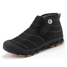 Winter Men Snow Boots Warm Big Size 29-47 Unisex Ankle Boots Long Plush Outdoor  - £45.85 GBP