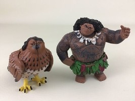 Disney Moana Deluxe Collectible Figures Maui As Hawk Maui 2pc Lot Tattoo... - £11.69 GBP